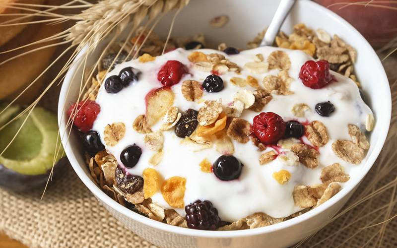 Dieta rica em fibras e iogurte associada a menor risco de cancro