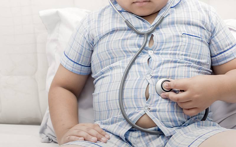 Obesidade infantil associada a diferenças estruturais cerebrais