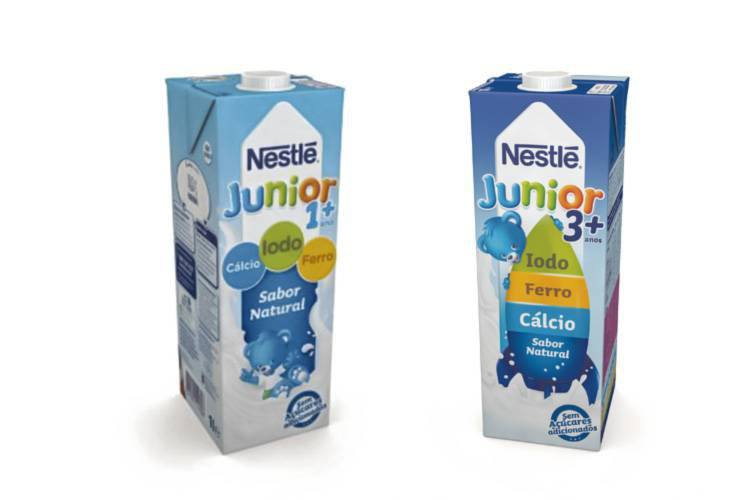 Nestlé lança leite para crianças sem açúcares adicionados