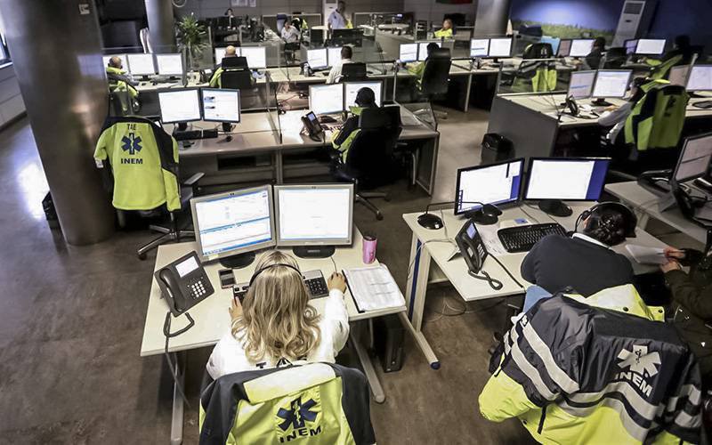 INEM atende 1,4 milhões de chamadas de emergência em 2019