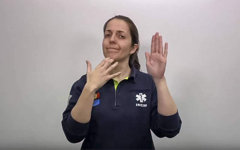 COVID-19: INEM lança vídeos com conselhos em língua gestual
