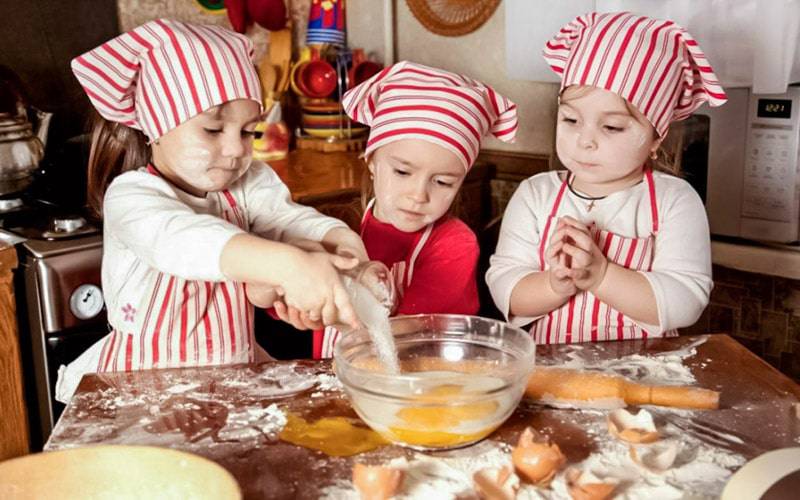 Dia Mundial da Criança com workshop Mini Chefs em Ação