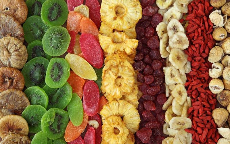Consumo de frutas desidratadas pode promover saúde geral
