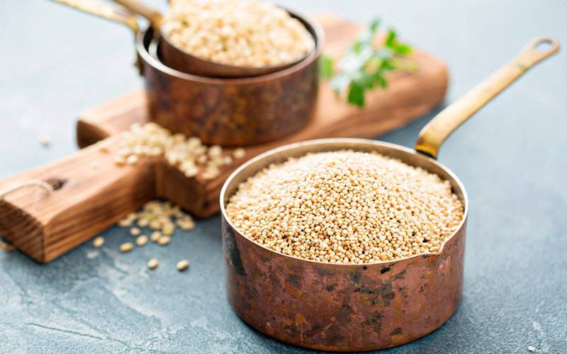 Quinoa é rica em antioxidantes