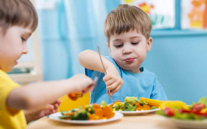 Variedade de oferta aumenta interesse de crianças por vegetais
