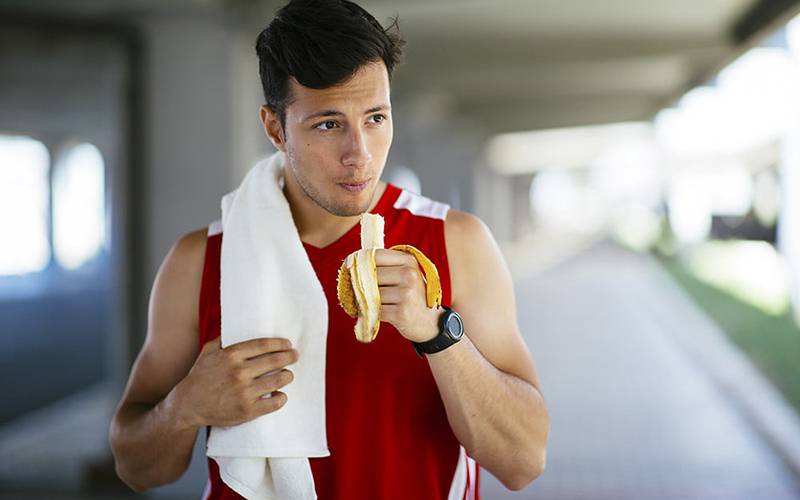 Bananas devem ser ingeridas após exercício físico