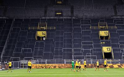 Falta de público nos estádios perturba equipas de futebol