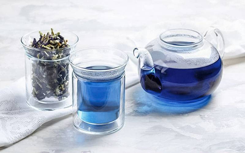 Chá azul é poderoso contra a fome e o cancro