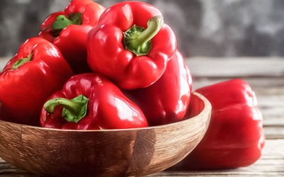 Pimento vermelho cru tem o triplo da vitamina C que a laranja