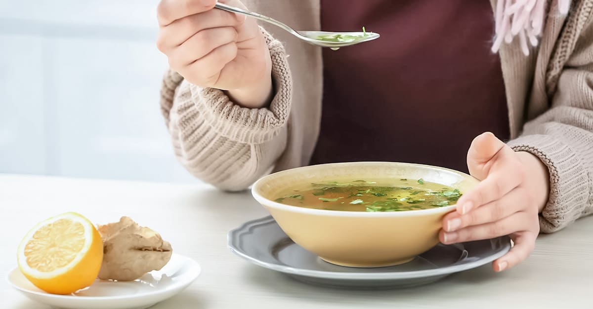 Notícias - Alguns alimentos ajudam a recuperar de gripes e constipações