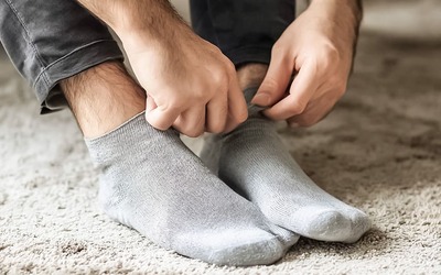 Costuma usar o mesmo par de meias mais do que uma vez?