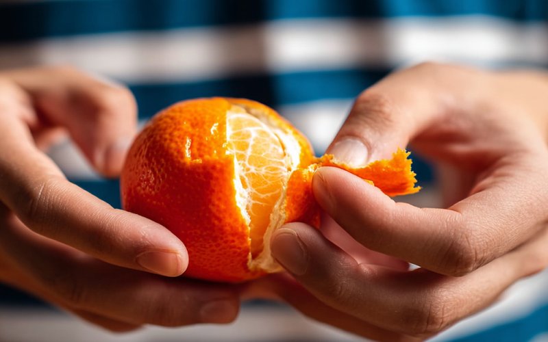 Comer laranjas diariamente reduz a gordura do fígado